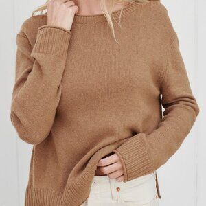 Jenni Kayne Tan Crew Neck Sweater